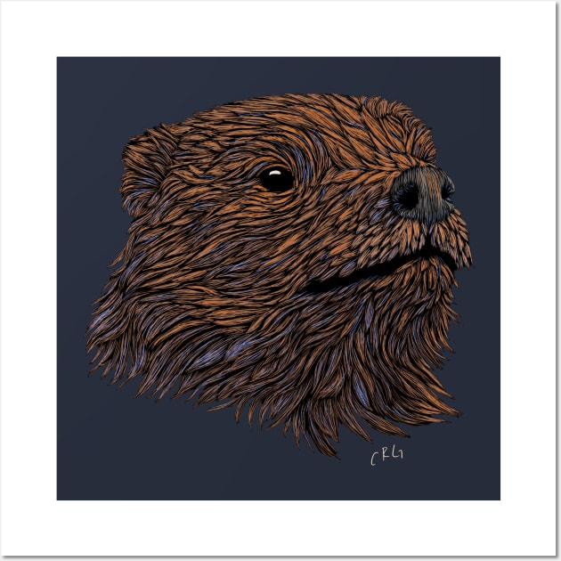 Beaver Wall Art by Walking in Nature